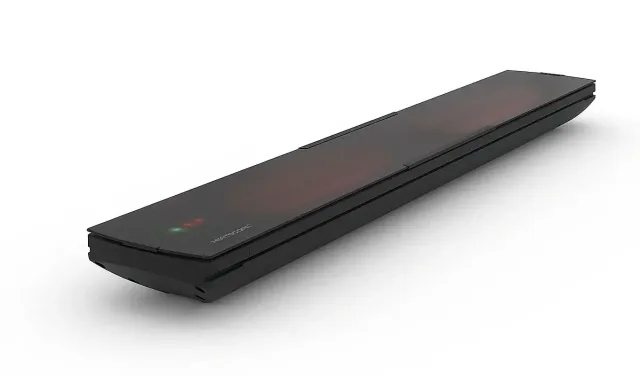Heatscope Vision 2200 W - Noir intégral - Télécommande