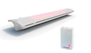 Heatscope® Pure Blanc 3000W - Smartbox Somfy - Télécommande, vue 1