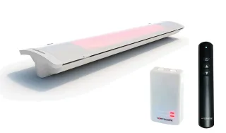 Heatscope® Pure White 3000W + Smartbox Remote control, view 1