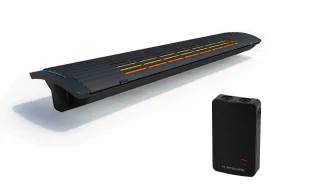 Heatscope® Next Noir intégral 3000W - Smartbox Somfy - Télécommande, vue 1